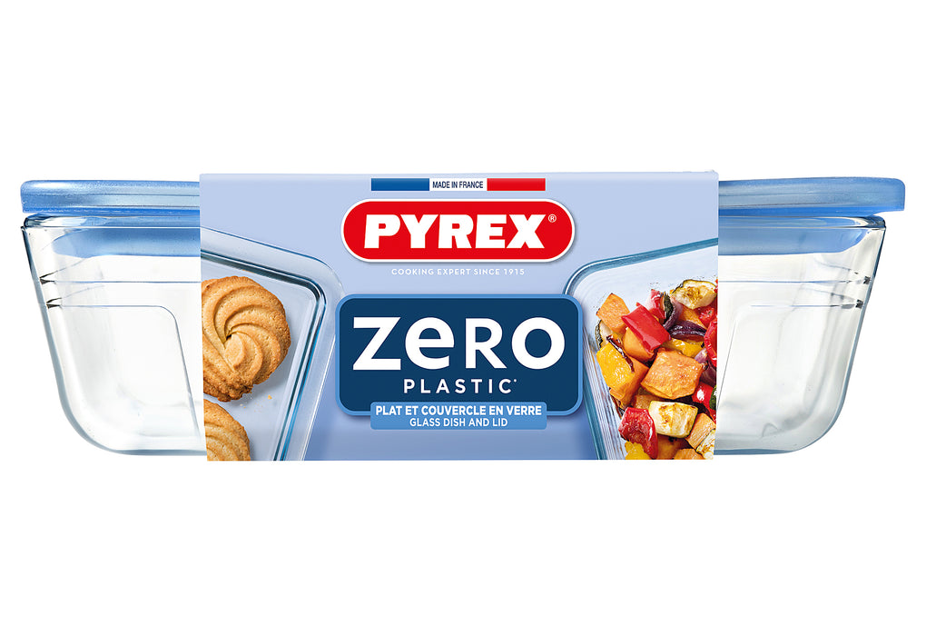 PYREX Zero Plastic Frischhaltedose mit Deckel 1,5l 22x17x6cm