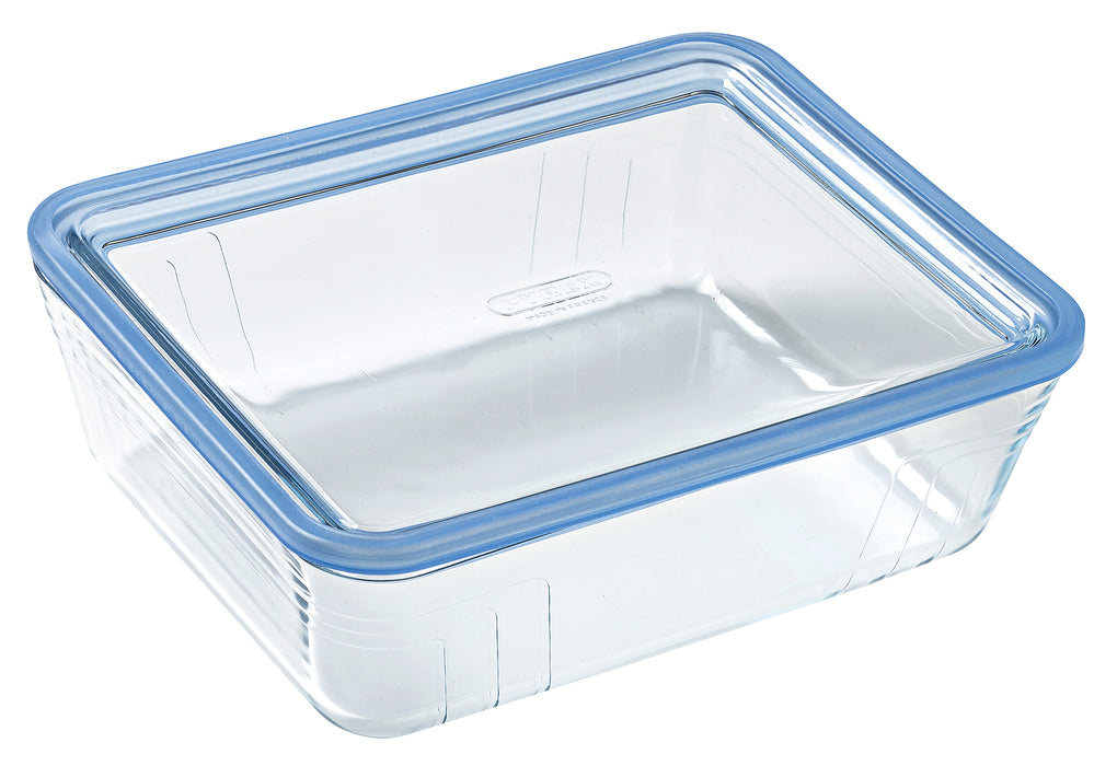 PYREX Zero Plastic Frischhaltedose mit Deckel 2,6l 24x19x8cm