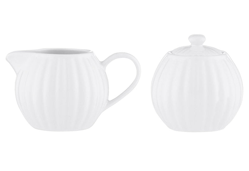 PRICE & KENSINGTON Milch und Zucker-Set Luxe weiß