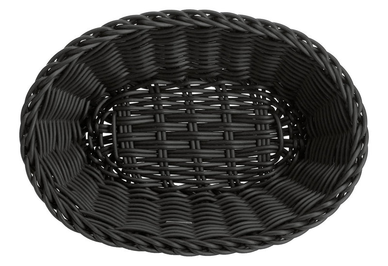 SALEEN Korb oval 25x17x8,5cm schwarz