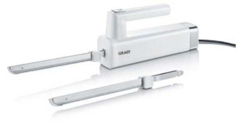 GRAEF EK501 Elektromesser + Tiefkühlklinge 150 W weiß
