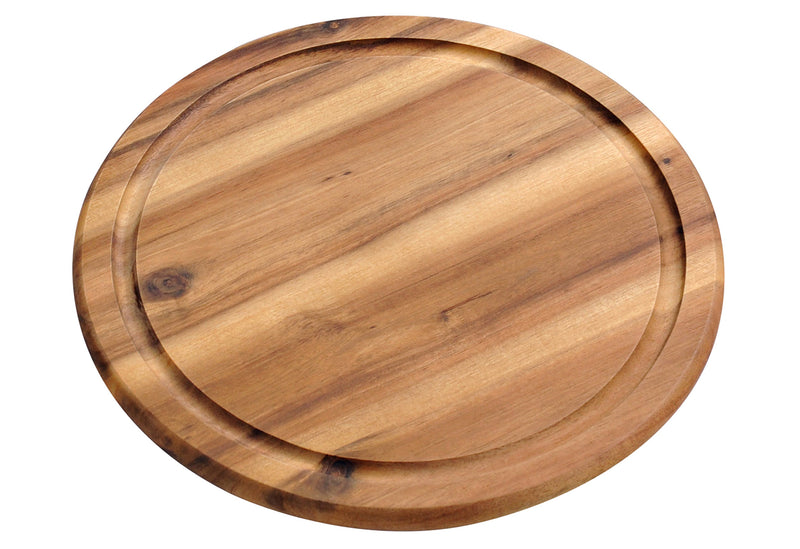 KESPER Vesperteller/Fleischteller mit Saftrille Akazie Ø25cm