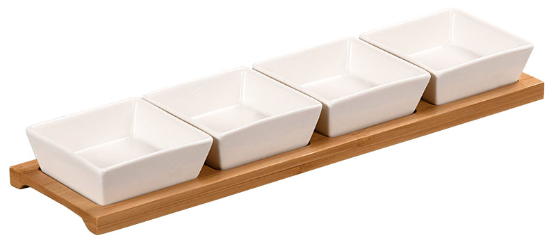 KESPER Tablett mit 4 Dipschalen FSC
