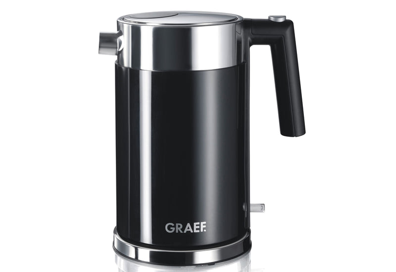 GRAEF Wasserkocher WK62EU 1,5 l 2000 W Edelstahl/schwarz