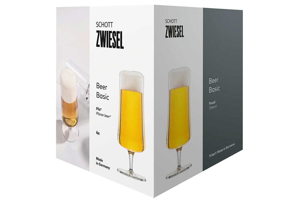 SCHOTT ZWIESEL Pilsglas Beer Basic Bar Special mit MP 300ml 4er Set