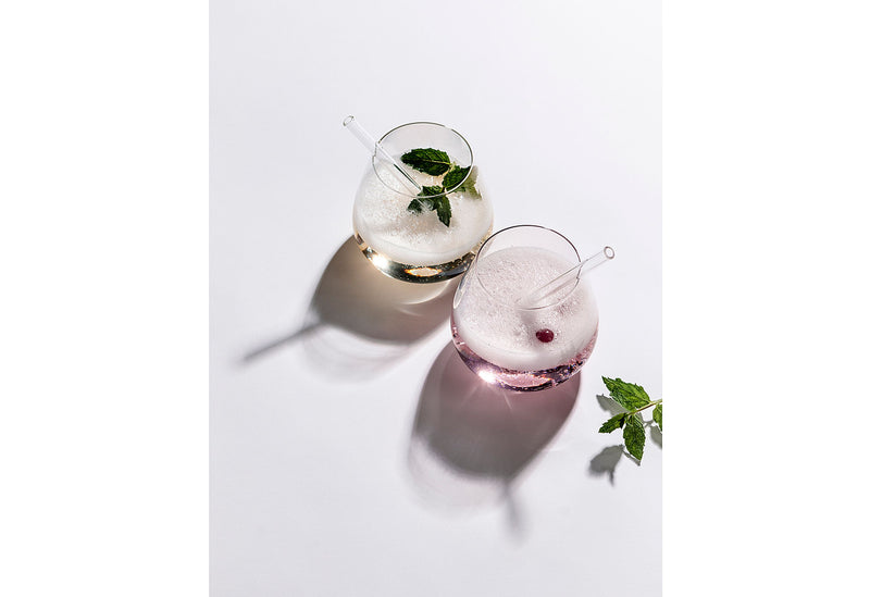 ZWIESEL GLAS Tumbler After Work Drink (4x Gr. 60 4x Glashalme Gr. 150 + Baumwollbürste)