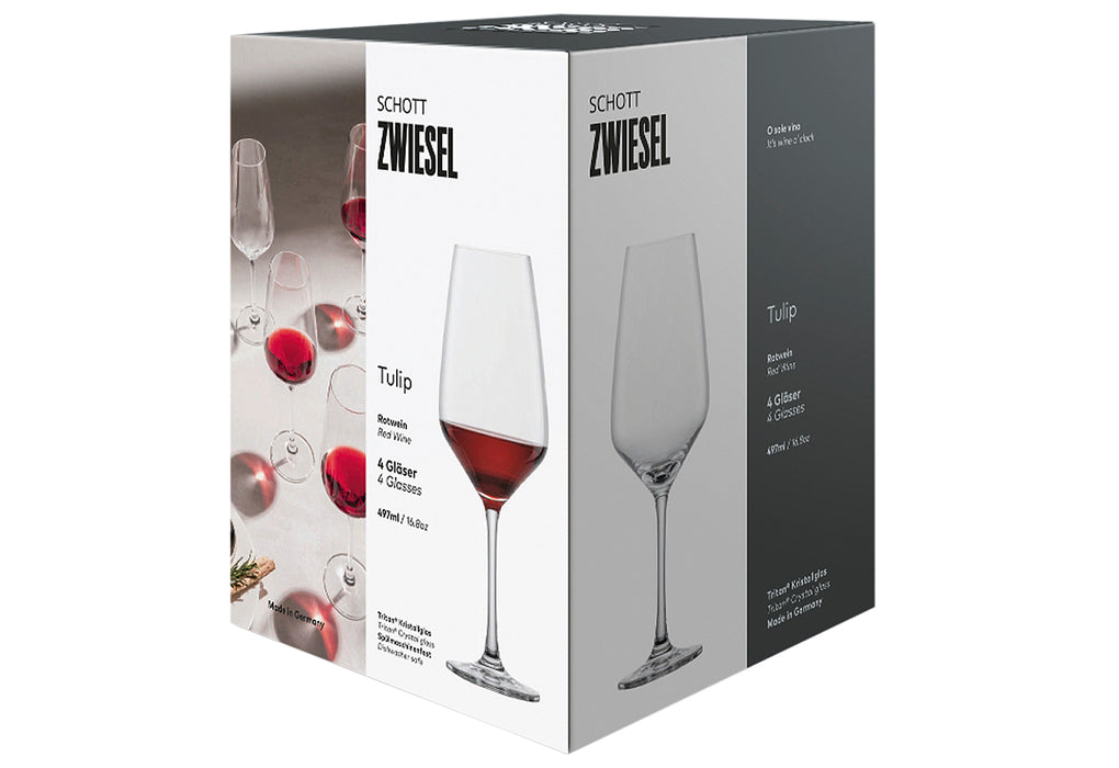 SCHOTT ZWIESEL Rotweinglas Tulip 4er Set