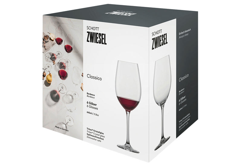 SCHOTT ZWIESEL Bordeauxpokal Classico 6er Set