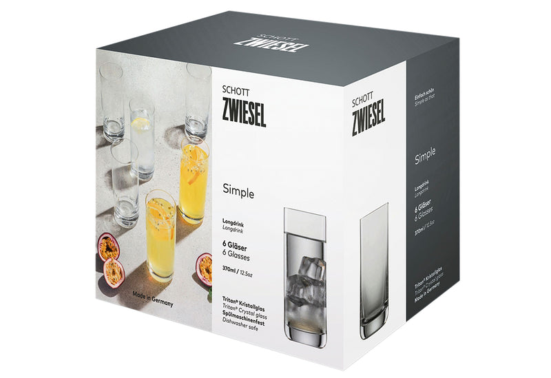 SCHOTT ZWIESEL Longdrinkglas Simple 6er Set