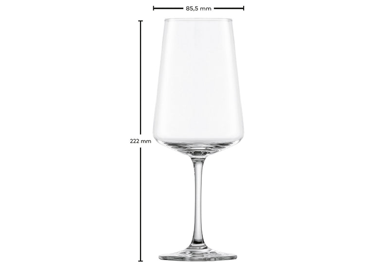 ZWIESEL GLAS Rotweinglas mit Moussierpunkt MioVino 4er Set