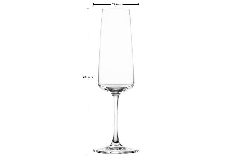 ZWIESEL GLAS Sektglas mit Moussierpunkt MioVino 4er Set