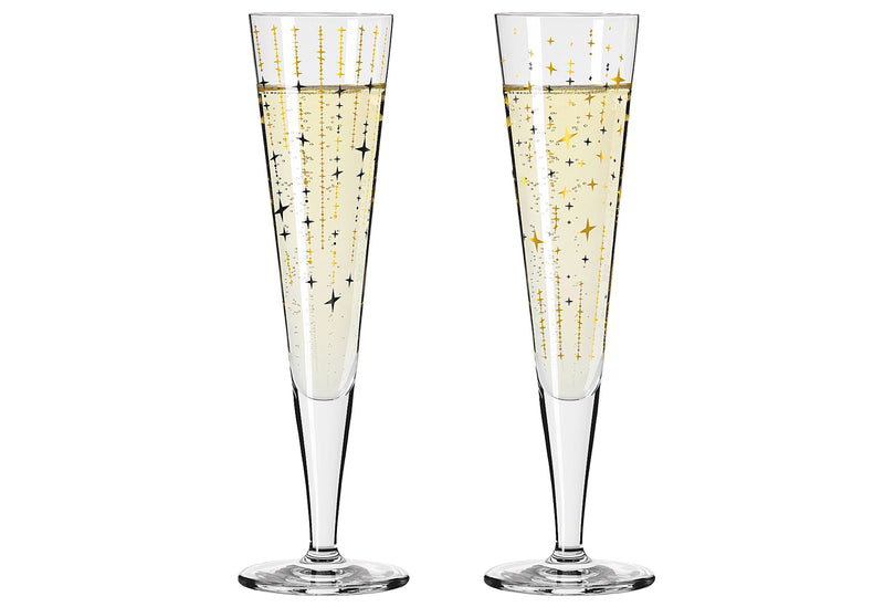 RITZENHOFF Goldnacht Champus Duett H24cm 2er Set