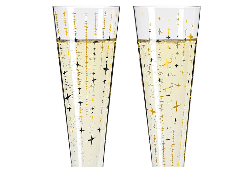 RITZENHOFF Goldnacht Champus Duett H24cm 2er Set