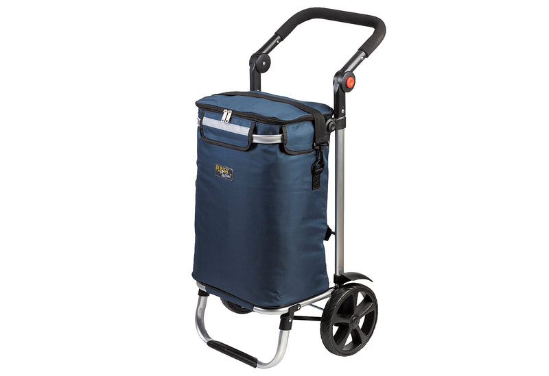 PUNTA Einkaufstrolley mit Kühlfach 45l 46x95x36cm marineblau