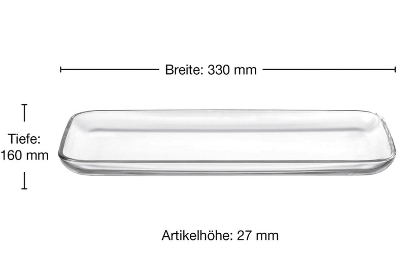 LEONARDO Platte/Stollenplatte Ciao 33,7x16,9x2,7cm
