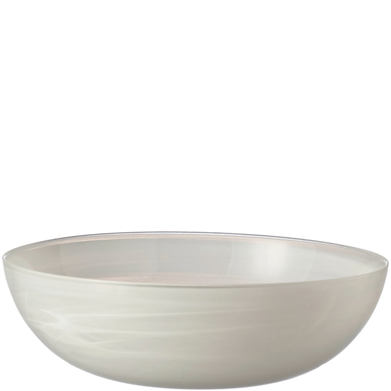 LEONARDO Schale Alabastro flach Ø28cm weiß