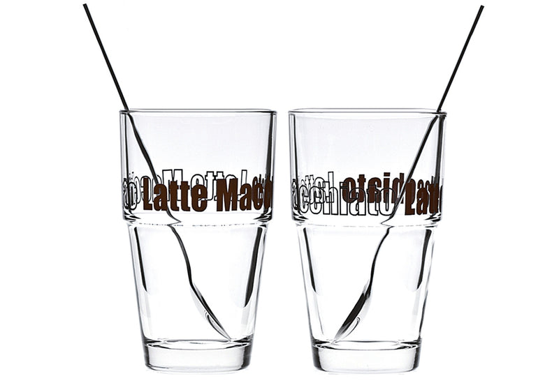 LEONARDO Latte Macchiato Set Solo LM 370 ml 14,5cm 4 teilig