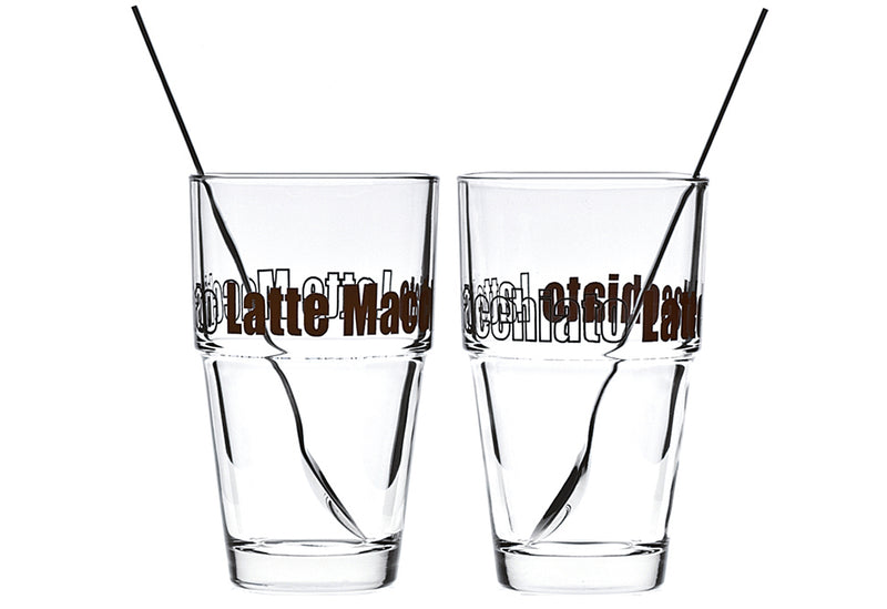 LEONARDO Latte Macchiato Set Solo LM 370 ml 14,5cm 4 teilig