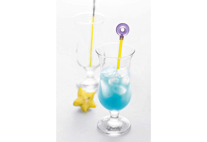 LEONARDO Cocktailgläser-Set Hurricane Bar 4teilig mit 2 Cocktailpickern