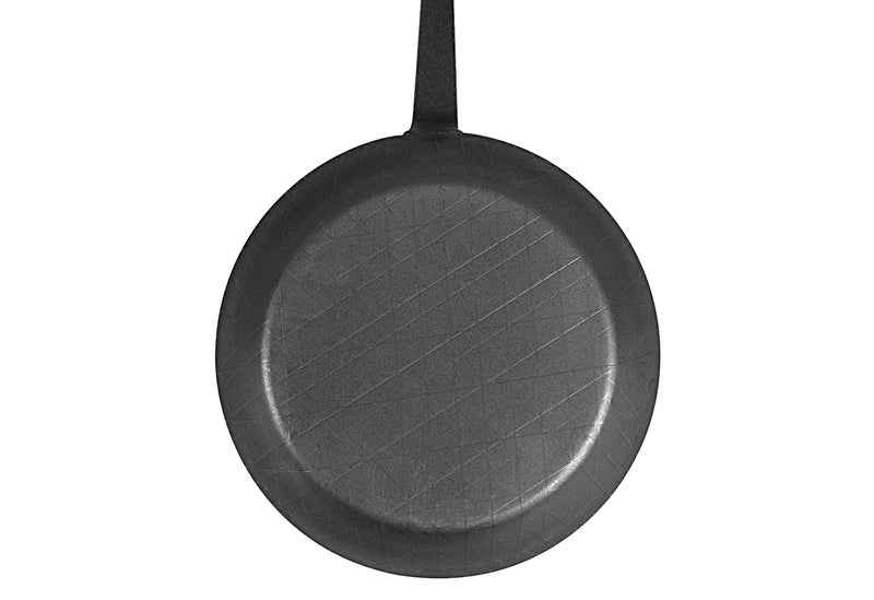 TURK Bratpfanne schmiedeeisern mit Hakenstiel Ø24cm schwarz