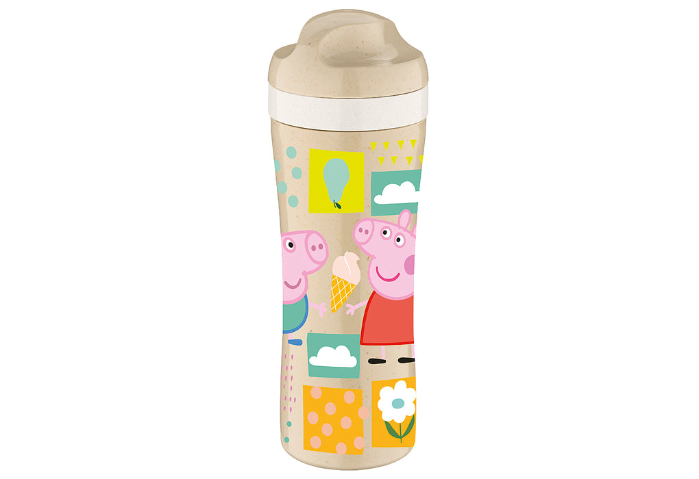 KOZIOL Trinkflasche Oase Peppa Pig 425ml sand