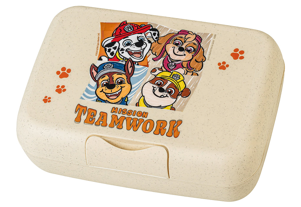 KOZIOL Lunchbox mit Trennschale Paw Patrol Grow sand