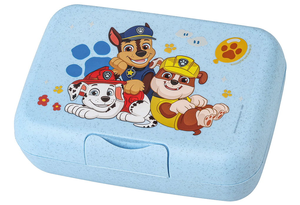 KOZIOL Lunchbox mit Trennschale Paw Patrol Grow hellblau