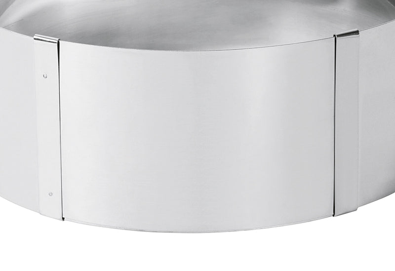 LARES Tortenring  H9cm Edelstahl