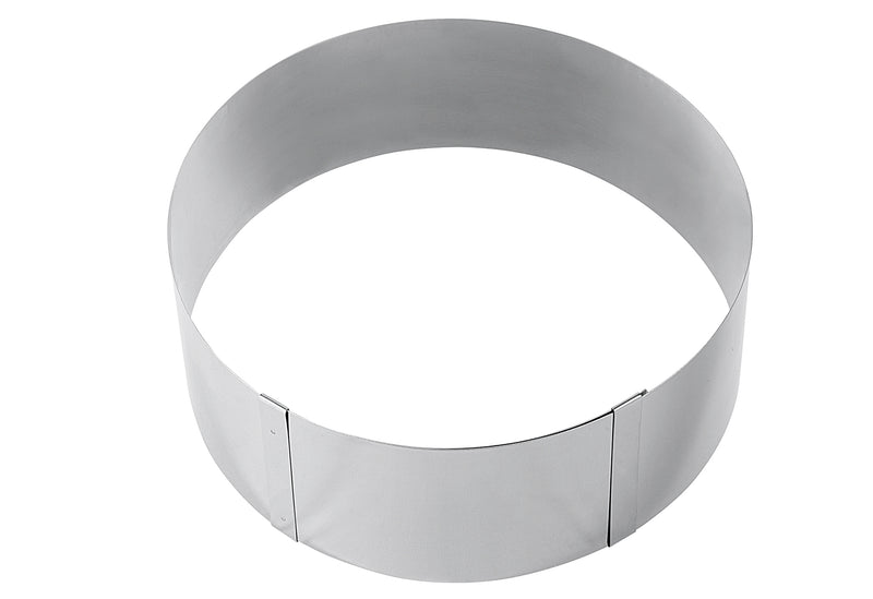 LARES Tortenring  H9cm Edelstahl