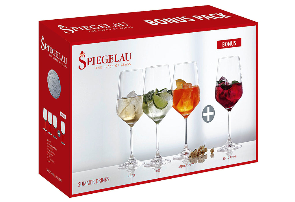 SPIEGELAU Kelch Summer Drinks Bonus Pack 3+1 63 cl 23cm 4er Set