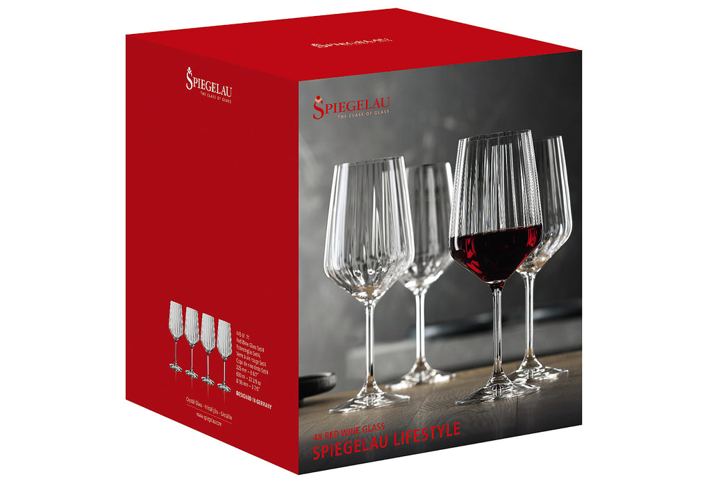 SPIEGELAU Rotweinglas LifeStyle 630ml 4er Set