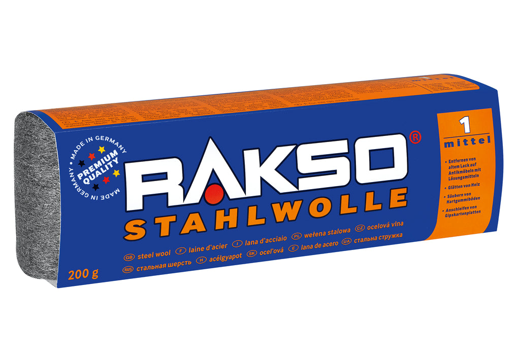 RAKSO Stahlwolle Größe 1 200 g