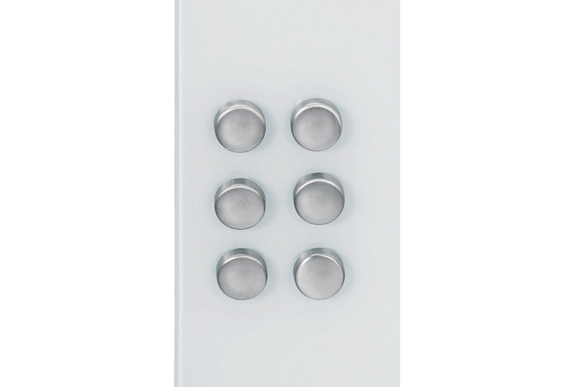 ZELLER PRESENT Magnet Edelstahl Ø2,7cm silber 6 Stück