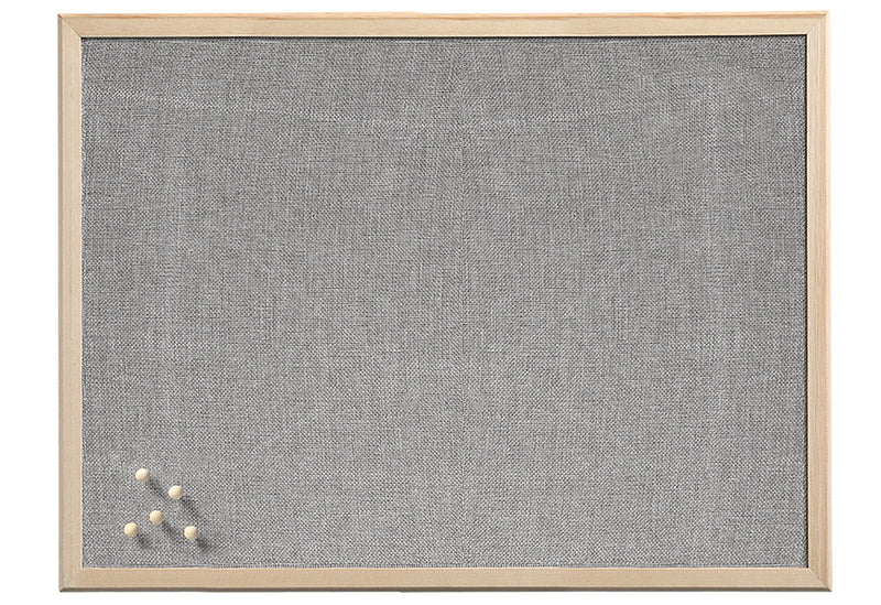 ZELLER PRESENT Pinboard Leinen/Kiefer 40x60cm