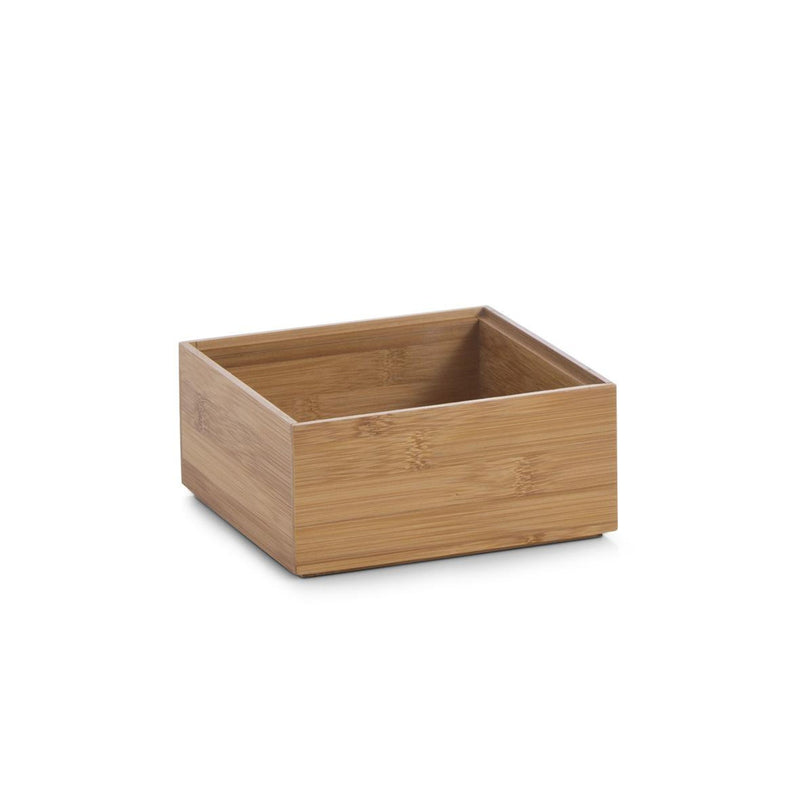 ZELLER PRESENT Aufbewahrungsbox Bamboo 15x15x7cm natur
