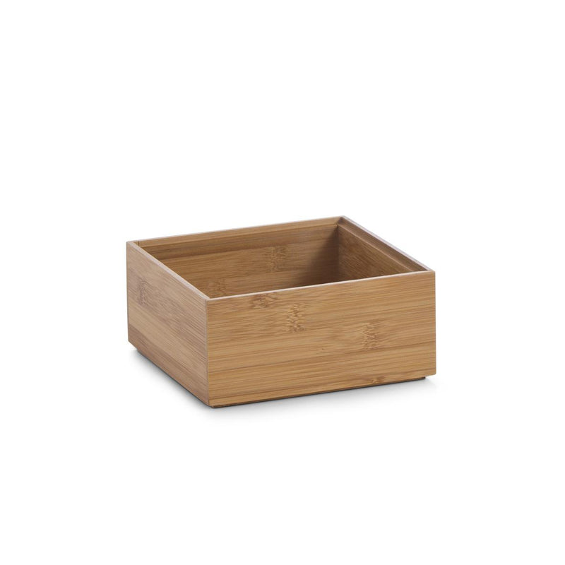 ZELLER PRESENT Aufbewahrungsbox Bamboo 15x15x7cm natur