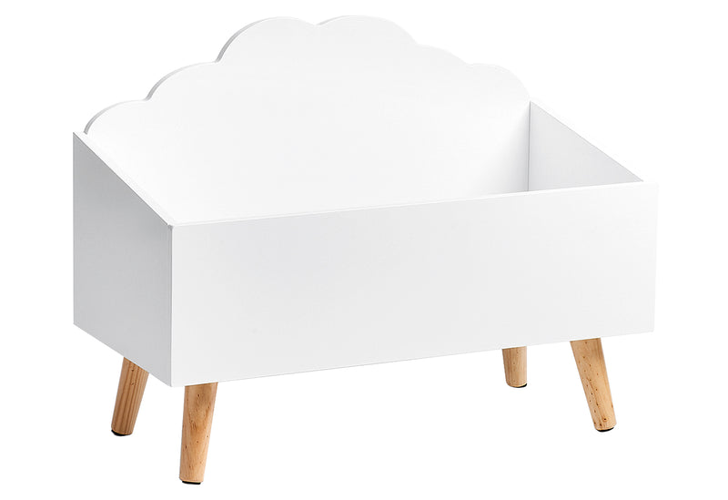 ZELLER PRESENT Kinder-Aufbewahrungstruhe Wolke MDF 58x28x45cm weiß