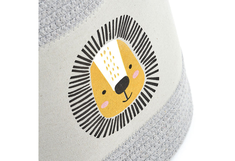 ZELLER PRESENT Aufbewahrungskorb Löwe 30x30cm