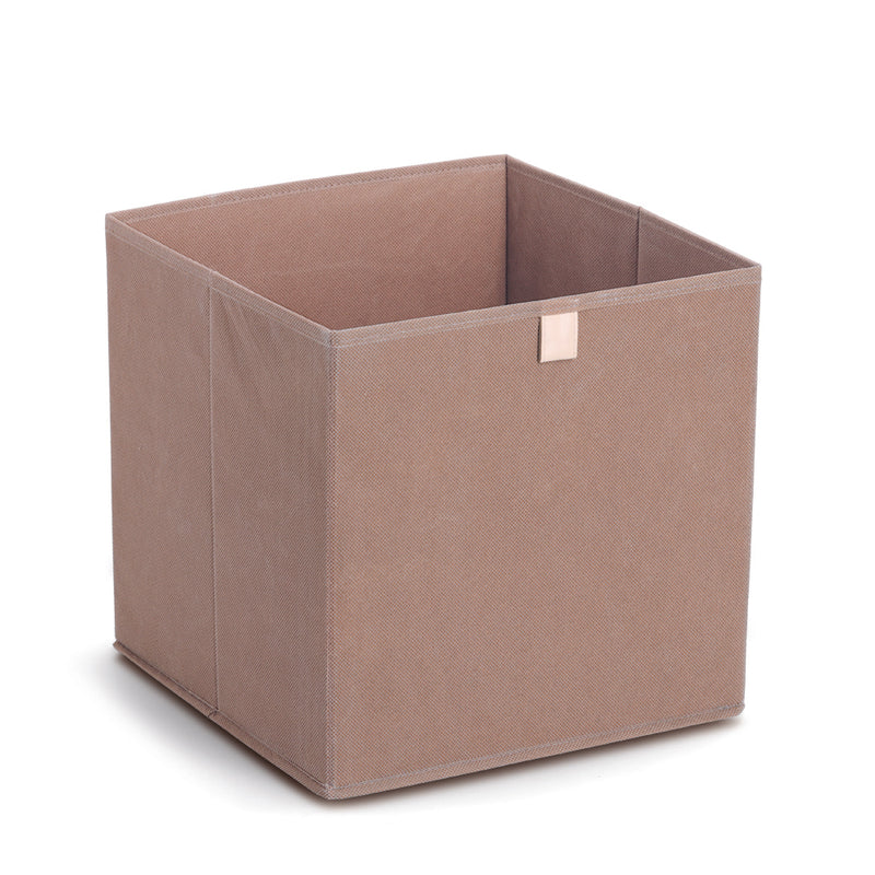 ZELLER PRESENT Aufbewahrungsbox Vlies 32x32x32cm mocca