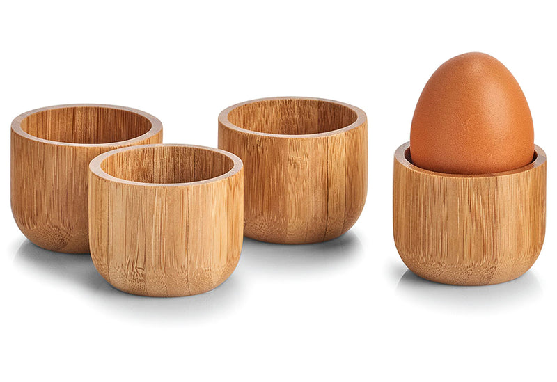 ZELLER PRESENT Eierbecher-Set Bambus Ø5x4cm 4-tlg.