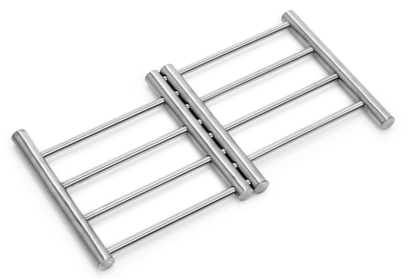 ZELLER PRESENT Topfuntersetzer Edelstahl ausziehbar 23-38x20x2cm