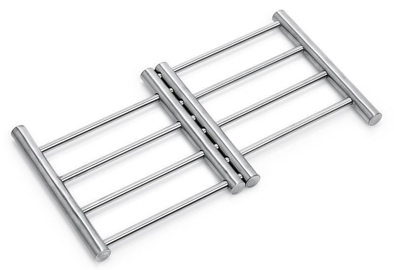 ZELLER PRESENT Topfuntersetzer Edelstahl ausziehbar 23-38x20x2cm