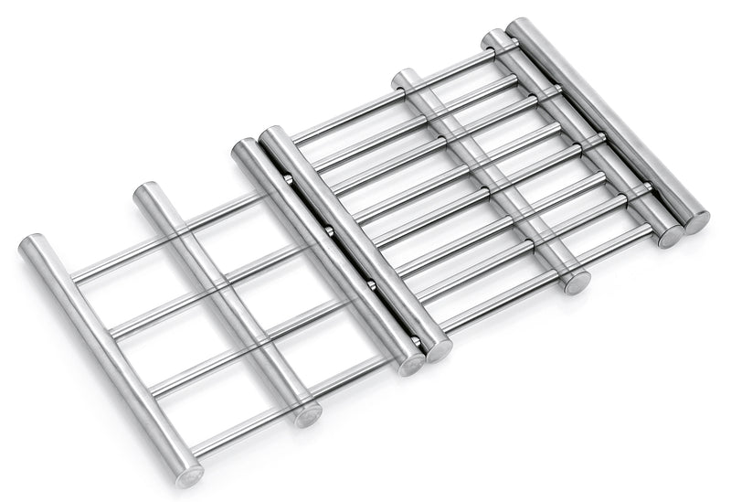 ZELLER PRESENT Topfuntersetzer Edelstahl ausziehbar 23-38x20x2cm