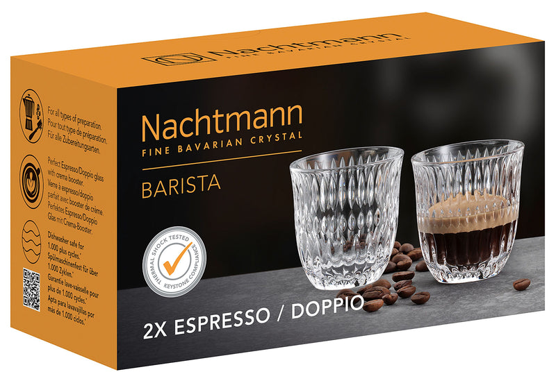 NACHTMANN Espressoglas Ethno Barista 90ml 2er Set