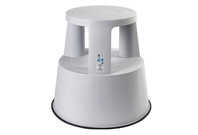 WEDO Rollhocker Step 43cm Ø29cm lichtgrau