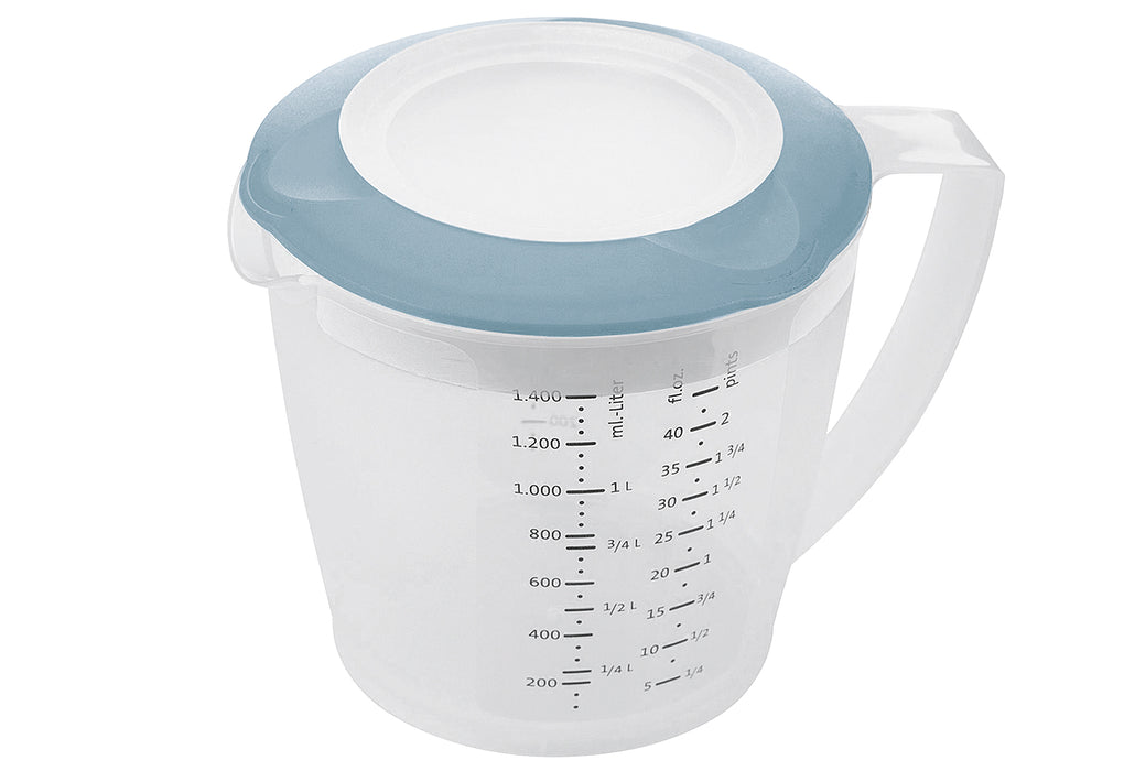 WESTMARK Rührbecher mit Deckel Helena 1,4l blau