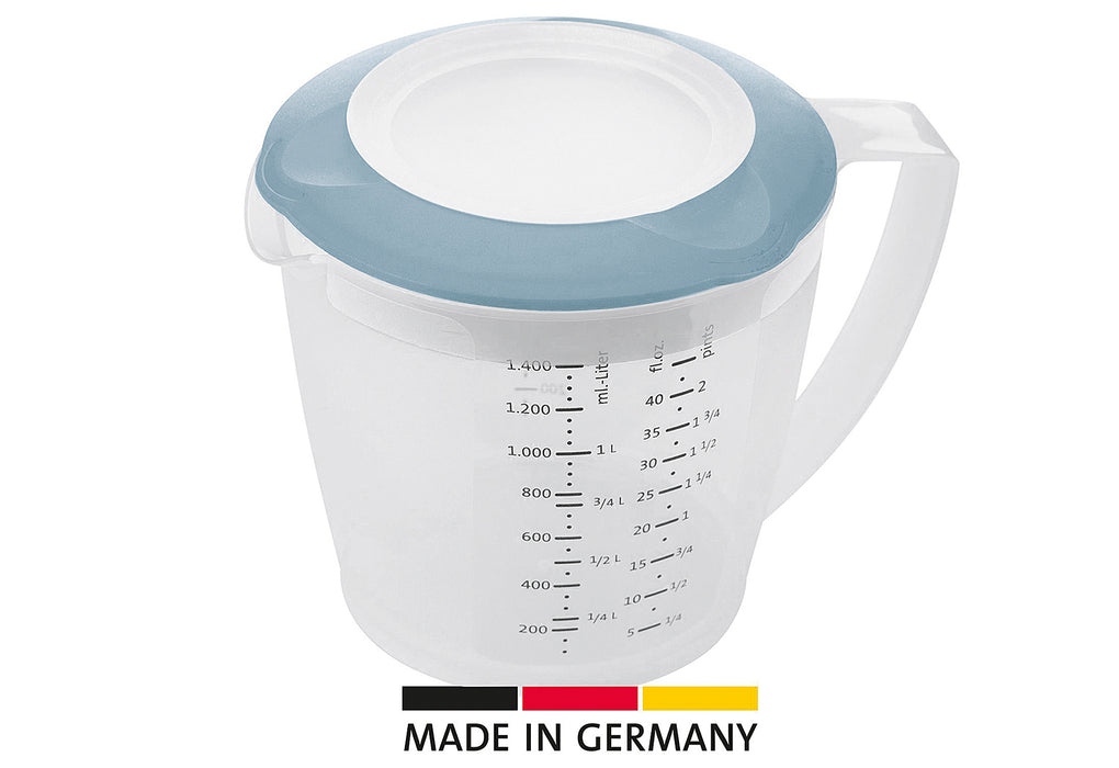 WESTMARK Rührbecher mit Deckel Helena 1,4l blau