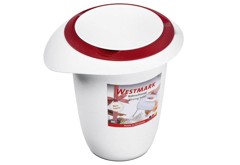 WESTMARK Quirl-/Rührtopf mit Deckel Kunststoff 1 l rot