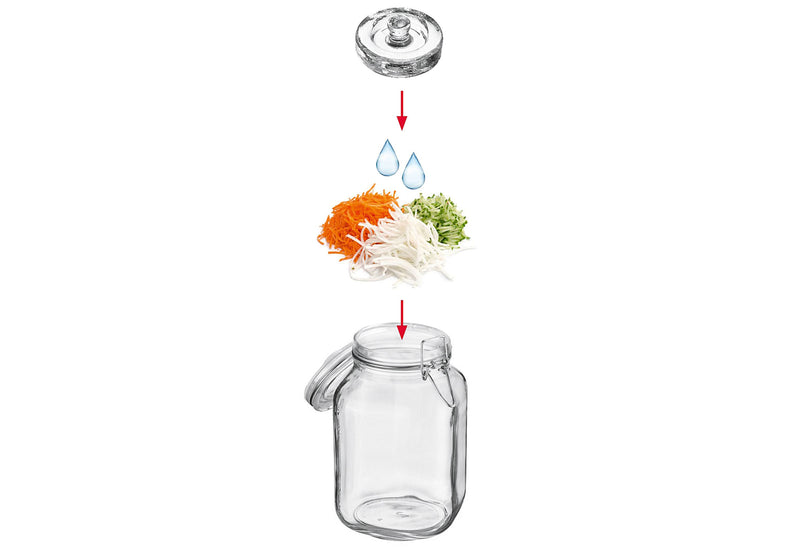 WESTMARK Fermentiergewicht Ø8cm 4Stück