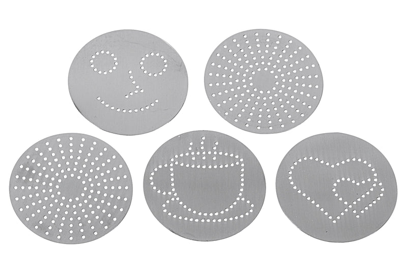 WESTMARK Dekorier-/Kakaostreuer 4 Motive 10cm Ø7cm